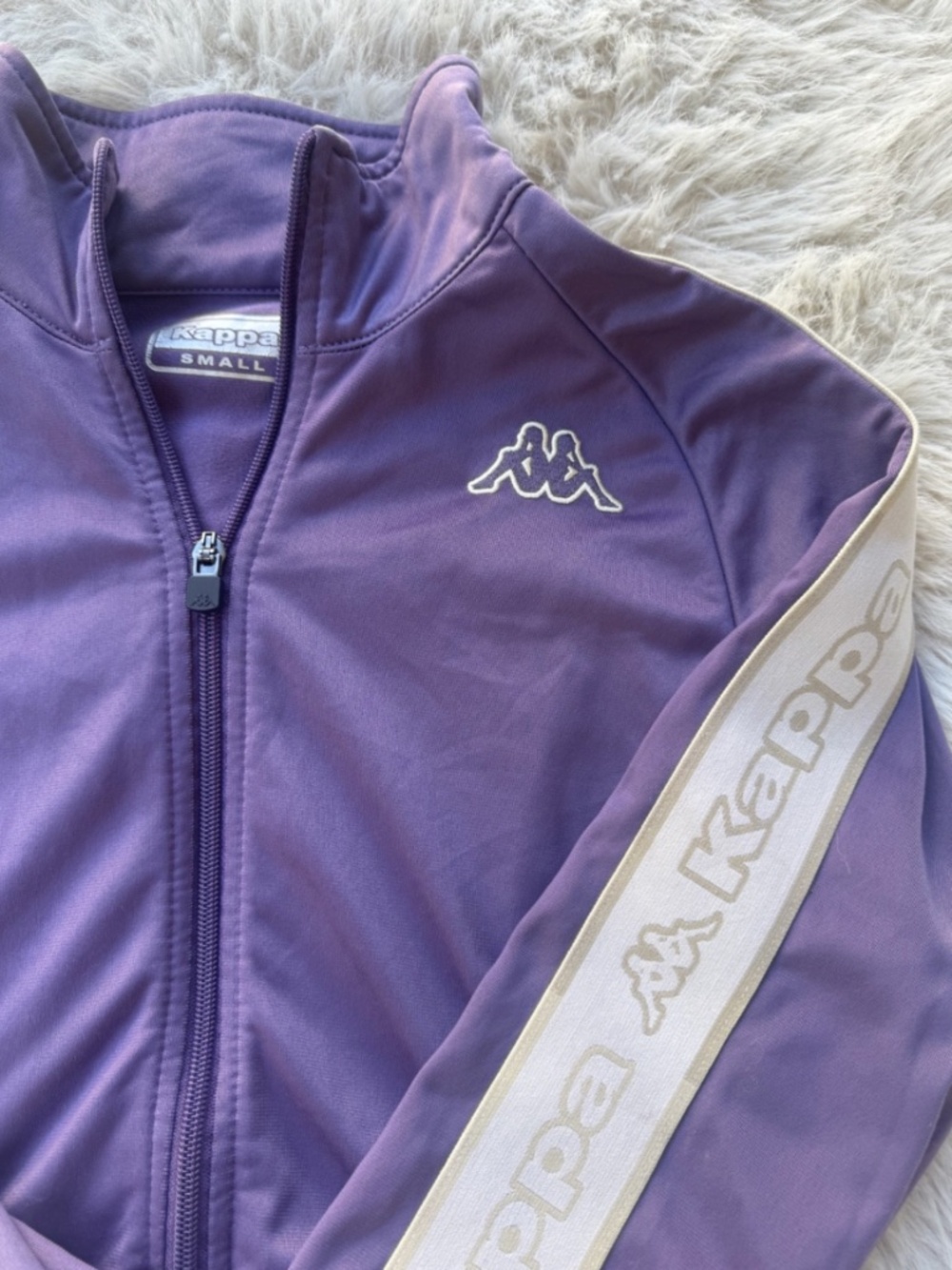 Designer Y2K Kappa Track Jacket Zip-Up Size Small